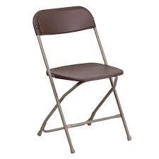 Brown folding Chair